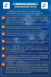 Стенд "Правила этикета электронной почты" - fgospostavki.ru - Ижевск