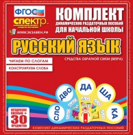 Динамические раздаточные пособия. Русский язык (веера). Читаем по слогам (слоги из двух букв). Конструируем слова (слоги из двух и трех букв). - fgospostavki.ru - Ижевск