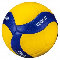 Мяч волейбольный Mikasa V200W (размер 5, синтетическая кожа, профессиональный) - fgospostavki.ru - Ижевск