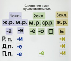 Набор магнитных карточек "Склонение имен существительных" - fgospostavki.ru - Ижевск