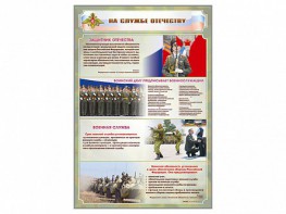 Стенд "На службе Отечеству" Вариант 1 - fgospostavki.ru - Ижевск