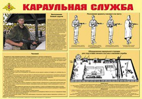 Плакат "Караульная служба" - fgospostavki.ru - Ижевск