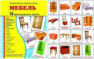 Демонстрационные карточки "Мебель" - fgospostavki.ru - Ижевск