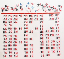 Набор магнитных карточек "Слоговый домик" - fgospostavki.ru - Ижевск