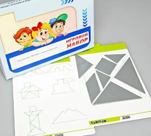 Игровой набор "Танграм" (с комплектом карточек) - fgospostavki.ru - Ижевск