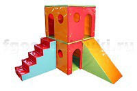 Домик игровой двухэтажный (комплект) - fgospostavki.ru - Ижевск