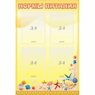 Стенд "Нормы питания" - fgospostavki.ru - Ижевск