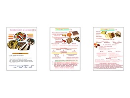Плакаты ПРОФТЕХ "Конфетные изделия" (3 пл, винил, 70х100) - fgospostavki.ru - Ижевск