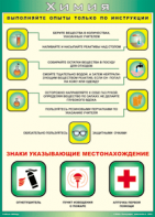 Таблица "Выполняйте опыты только по инструкции" (100х140 сантиметров, винил) - fgospostavki.ru - Ижевск