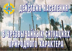 Комплект плакатов "Действия населения в ЧС природного характера" - fgospostavki.ru - Ижевск