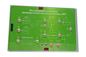 Сменная панель «Исследование усилителя промежуточной частоты и системы АРУ» - fgospostavki.ru - Ижевск