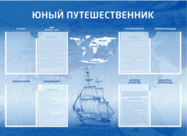 Стенд-уголок "Юный путешественник" - fgospostavki.ru - Ижевск