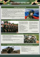 Стенд "На службе Отечеству" Вариант 1 - fgospostavki.ru - Ижевск