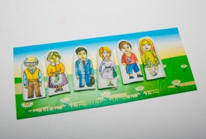 Набор пальчиковых кукол "Семья" 6 штук - fgospostavki.ru - Ижевск