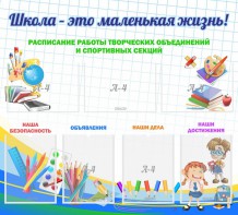 Стенд "Школа - это маленькая жизнь" - fgospostavki.ru - Ижевск