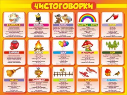 Стенд "Чистоговорки", часть 1 - fgospostavki.ru - Ижевск