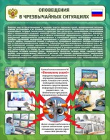 Стенд "Оповещения в чрезвычайных ситуациях" - fgospostavki.ru - Ижевск