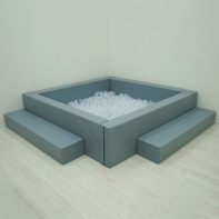 Сухой бассейн с шариками и RGB-подсветкой 190х190 см - fgospostavki.ru - Ижевск