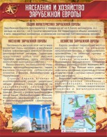 Стенд "Населения и хозяйство Зарубежной Европы" - fgospostavki.ru - Ижевск