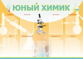 Стенд "Юный химик" Вариант 1 - fgospostavki.ru - Ижевск