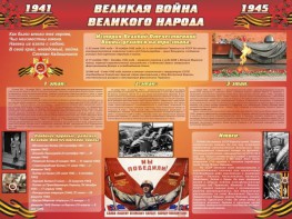Стенд "Великая война Великого народа" Вариант 2 (6 блоков) - fgospostavki.ru - Ижевск