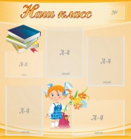 Стенд "Наш класс" Вариант 4 - fgospostavki.ru - Ижевск