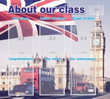 Стенд "About our class" - fgospostavki.ru - Ижевск