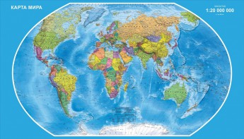 Стенд "Карта Мира" - fgospostavki.ru - Ижевск