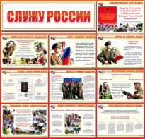 Стенд "Служу России" - fgospostavki.ru - Ижевск