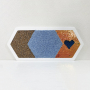 Декоративная тактильная панель 3в1 - «Пробка, Ворс, Пайетка» - fgospostavki.ru - Ижевск