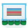  Элемент конструктора одиночный одноцветный Color Blocks 100 штук - fgospostavki.ru - Ижевск